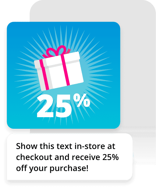 Group sale text example