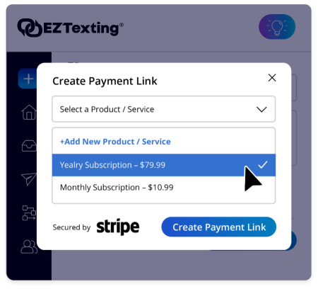 Get started with text-to-pay create payment links