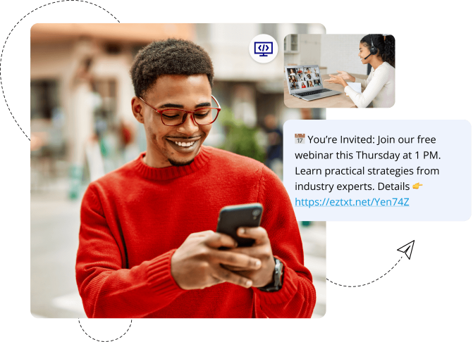 MMS messages for professional services