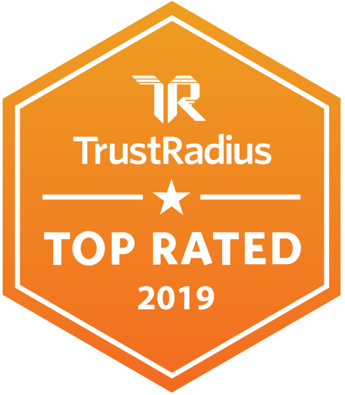 Trust Radius Top Rated 2019 Badge